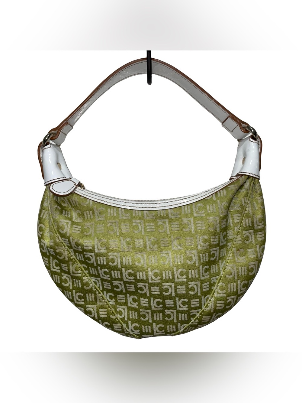 VTG Liz Claiborne Green Purse Y2K Preppy Party Rave Cocktail Gossip Girl Pearl